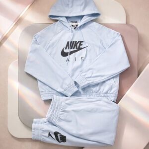 Women's Nike Air Baby Blue Hoodie & Sweatpants Set